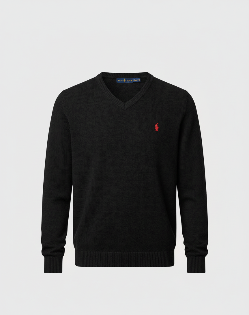 Men’s V-Neck Knit Sweater – Premium Winter Wear