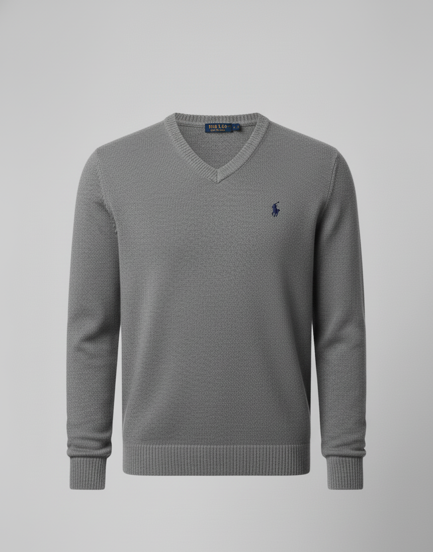 Men’s V-Neck Knit Sweater – Premium Winter Wear