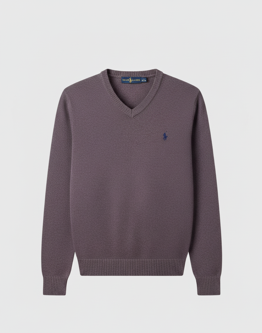 Men’s V-Neck Knit Sweater – Premium Winter Wear